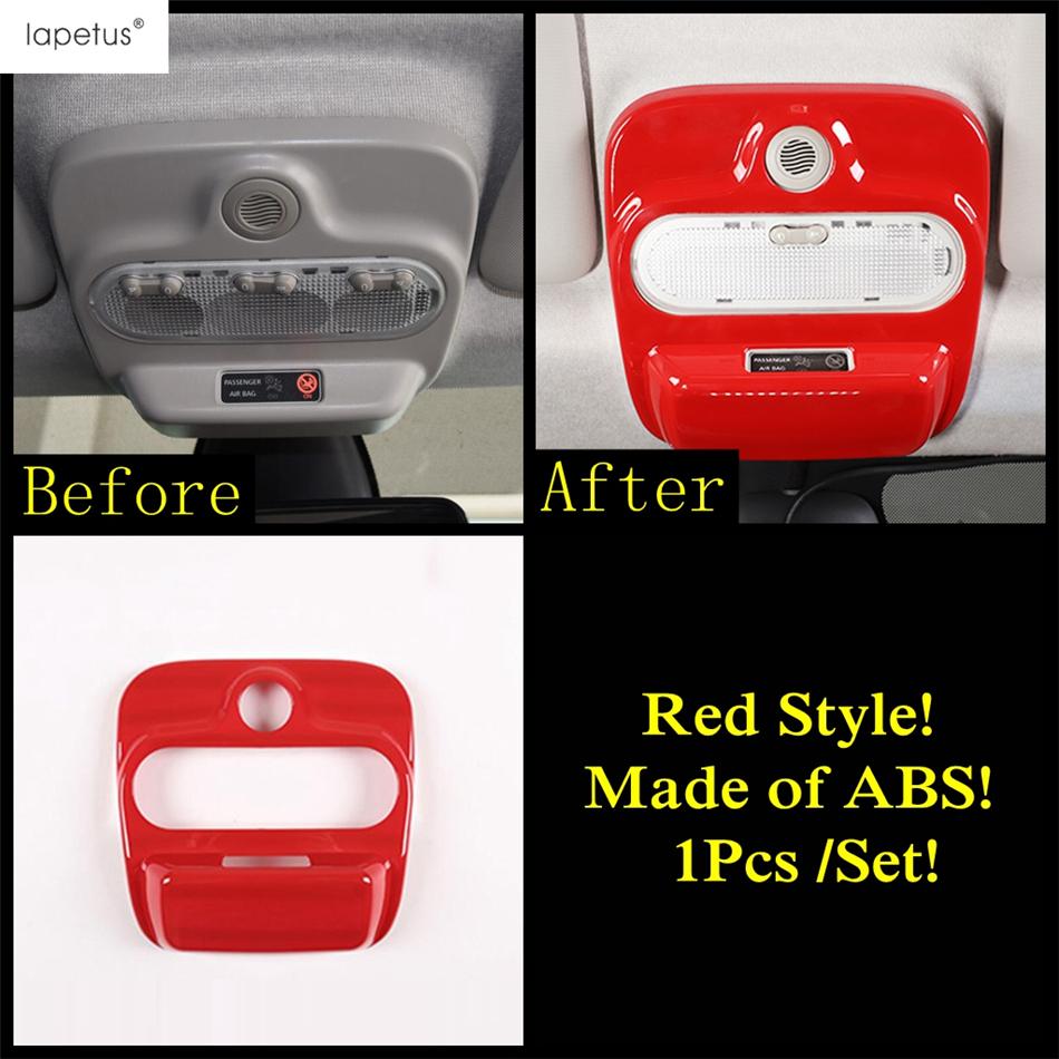 For Smart 453 Fortwo 2015 -  Dashboard AC Air Vent Window Lift Head Lamp Warning Light Cover Trim Red Accessories Interior