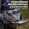 Multi-Function Waterproof Fishing Tackle Bag Lure Large Capacity Shoulder Crossbody Waist Pack With Oxford Fabric