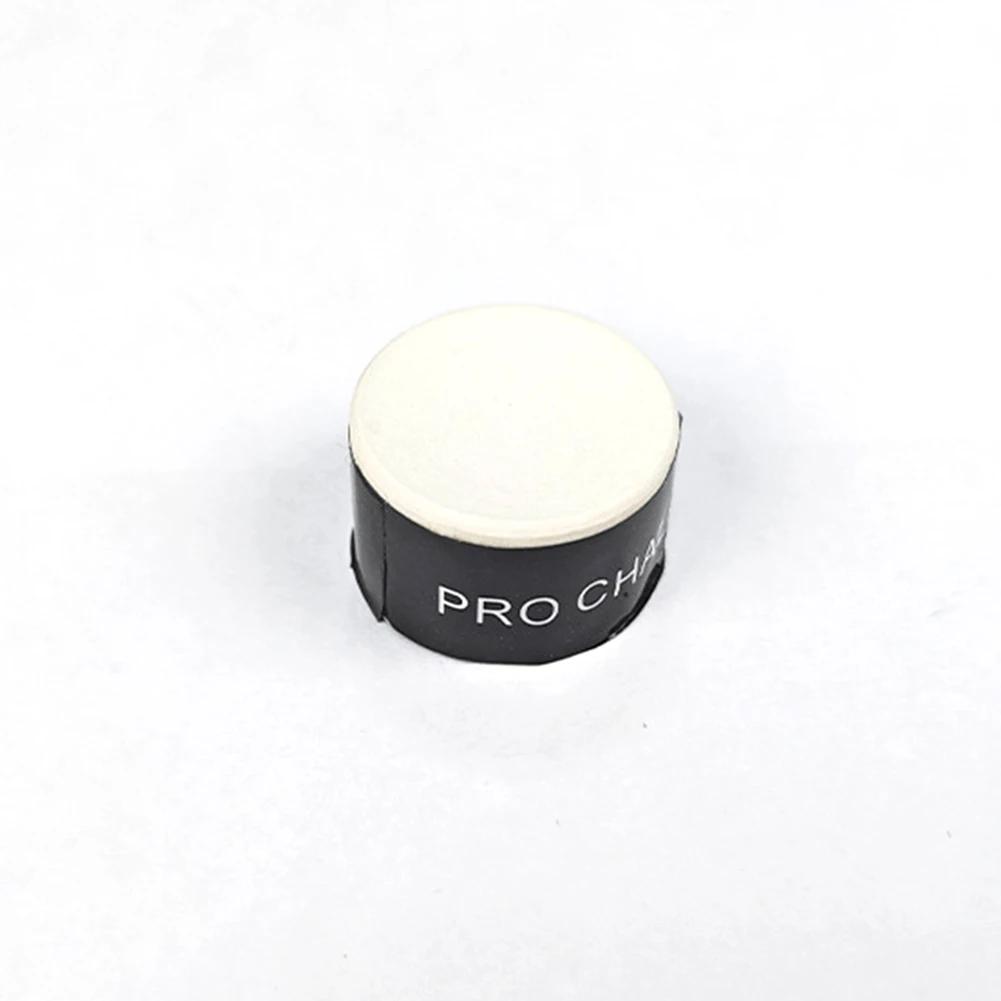 Cylinder Billiard Chalk with Transparent Storage Box Professional Snooker Chalk High Adhesion Multi Color Cue Chalk Antiskid белый