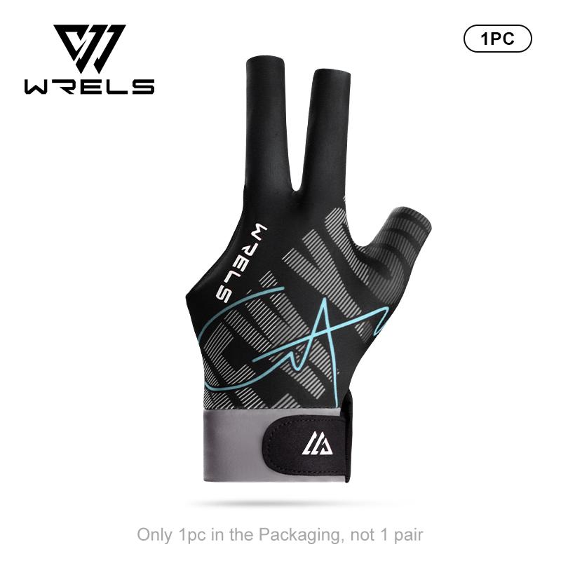 WRELS 1pcOpen Finger Billiard Gloves Non Slip Elastic Three Fingers Glove Lightweight Breathable 3 Finger Snooker Billiard Glove