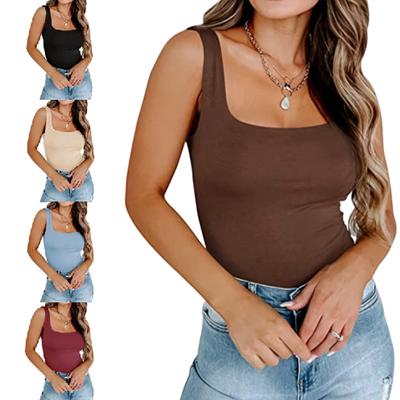 2023 New Women's Solid Color Slim Fit Sexy Tank Top