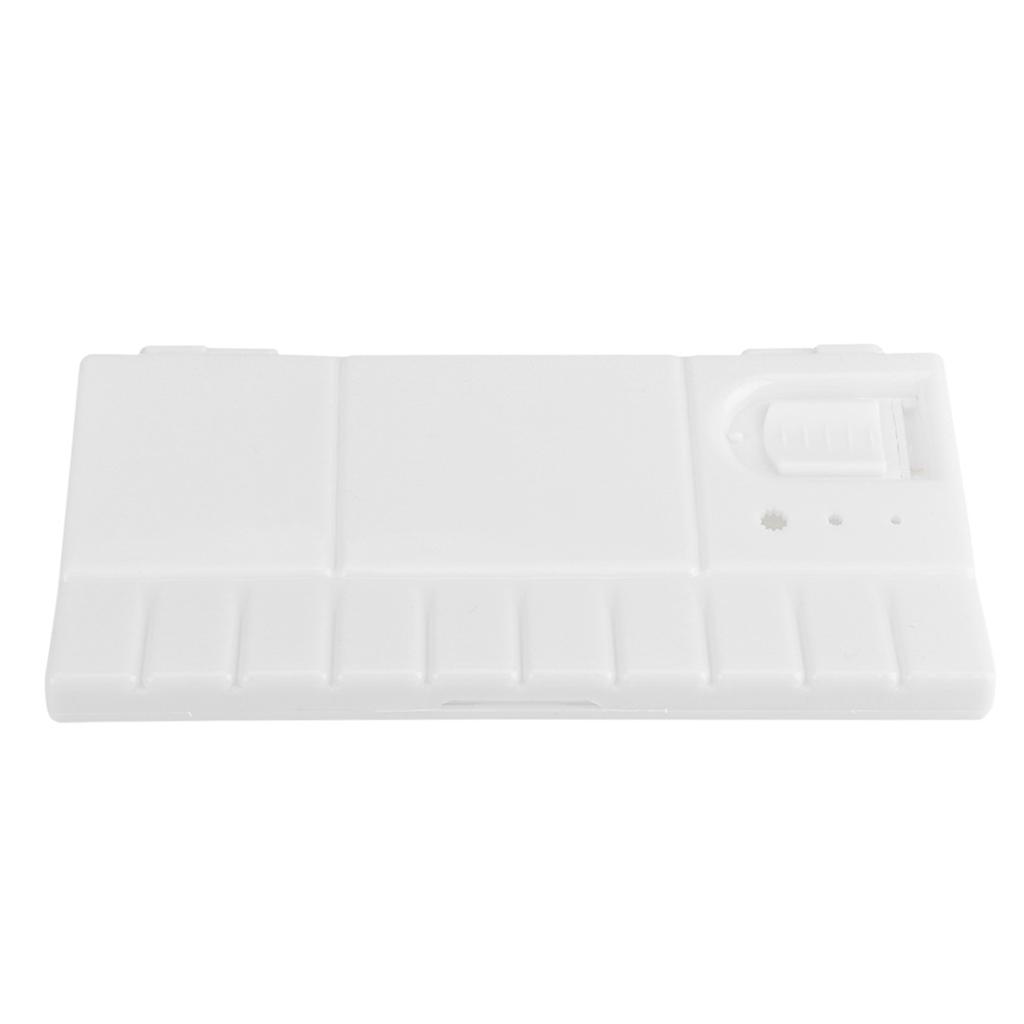 Foldable 24 Grids Artist Square Plastic Palette Paint Tray Watercolor Box Oil Painting Tool