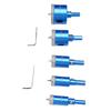 5Pcs Diamond Hole Saw Drill Bit Set 18 20 25 35 45mm 10mm Triangular Shank Hole Opener for Ceramic Tile Glass Marble