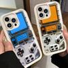 Phone Case for iPhone 17 Air 16E 15 16 Pro Max Game Console Fashion Boy Cover 14 Plus 13 12 Mini Soft Shell Silicone Fundas