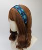 Maia Retro Pearl Headband - Blue