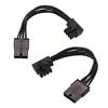 Efficient Power 8pin Cable for Graphics Cards Featuring Angled Design for Space Limited PC Case Easy Installs