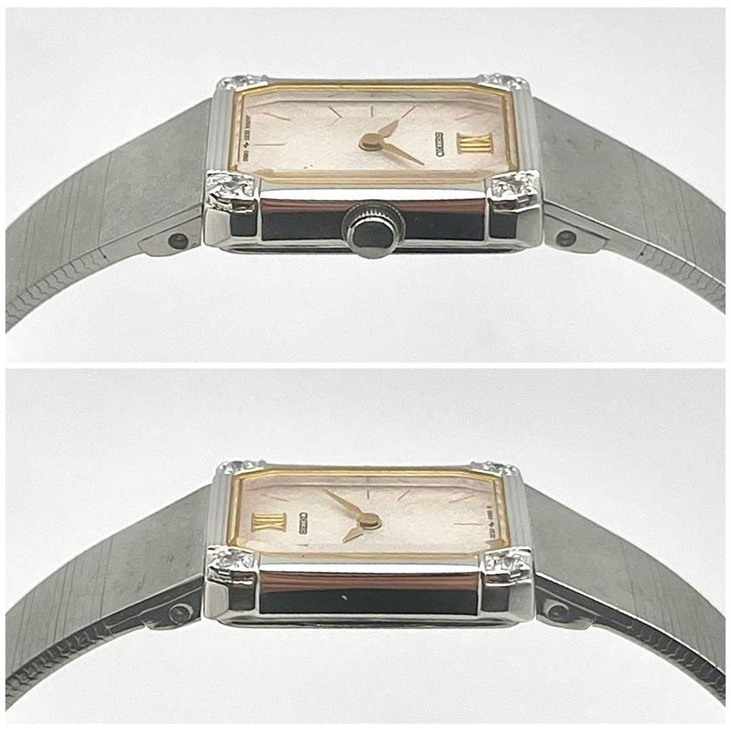 Used SEIKO Ladies' Watch with Tag, New Battery, Vintage 2E20-5520, Manufactured in November 1985