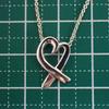 [Used] TIFFANY 925 Loving Heart Pendant/Necklace/g505-39