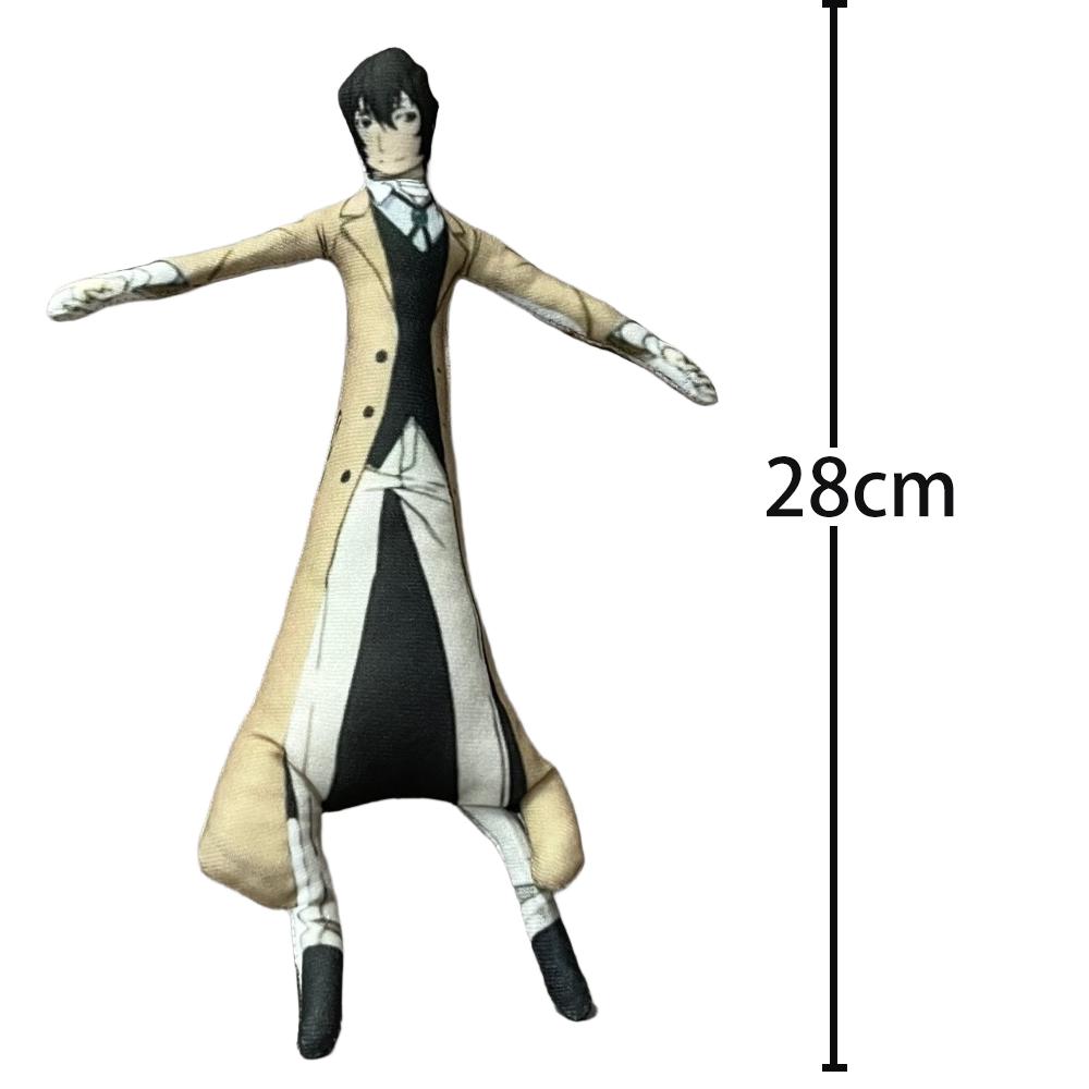 Anime Nakahara Chuuya Dazai Osamu Plush Nakahara Chuuya Plushies Doll Slender Twistable Shape Stuffed Toys Room Decoration Gift