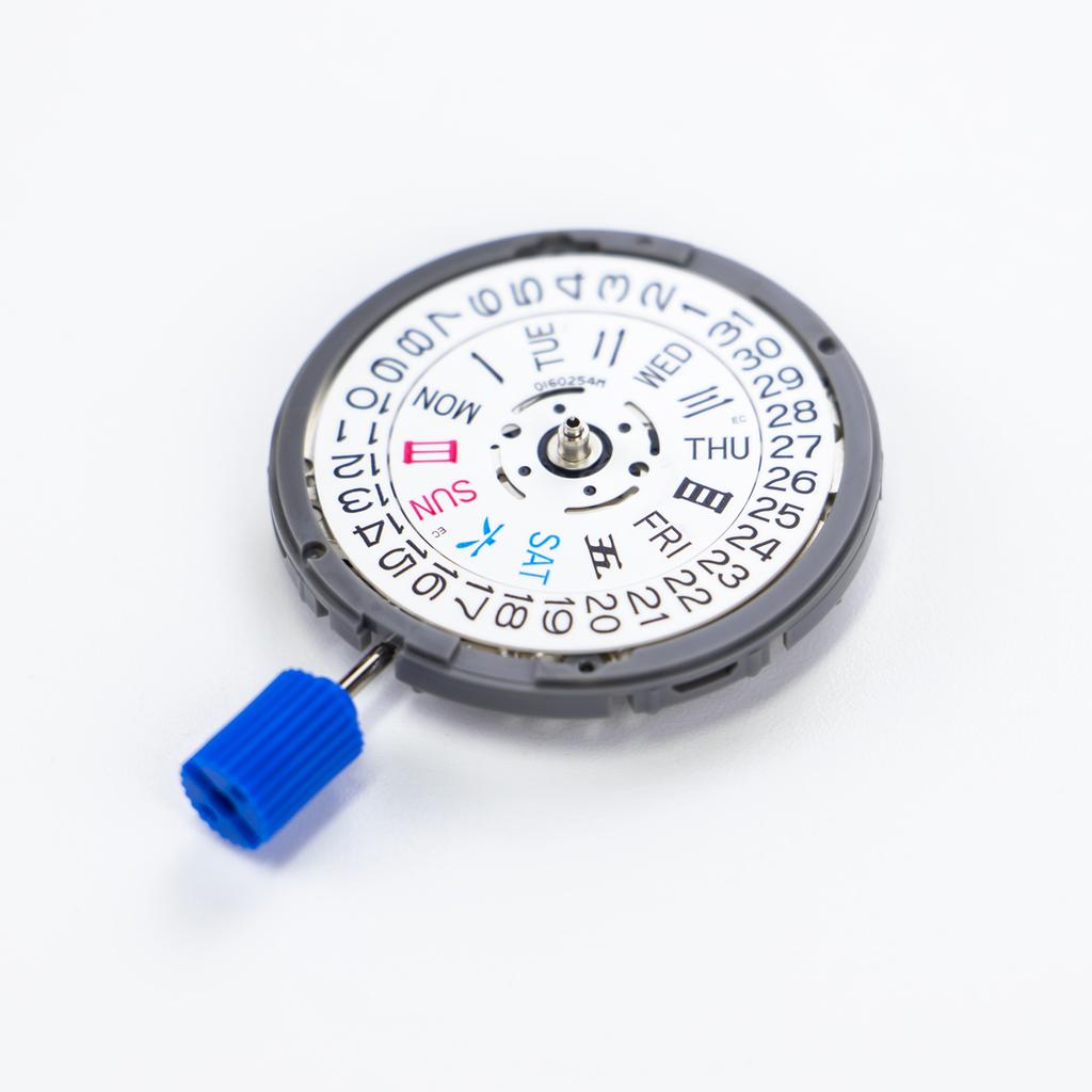 Genuine Japan NH36A 24 Jewels Automatic Movement Date Wheel Crown 3/4.5 O'clock Watch Repair Accessories 7