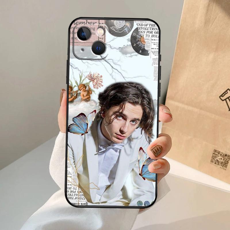 Timothee Chalamet Actor Phone Case For iPhone 17 Air 16 15 14 11 12 13 Pro Max 12 13 Mini 15 16 Plus 16e Cover Coque
