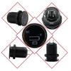 2025 New for DC 12V 24V Car Voltmeter with LED Digital Display Panel Waterproof Gauge Meter for Boat Marine Truck ATV