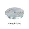 1 Roll Of 15M Galvanized Steel Tape Pre-Punched Multi-Slot Metal Tape For Pipe Support And Sheet Metal Work Hoop Sign Board
