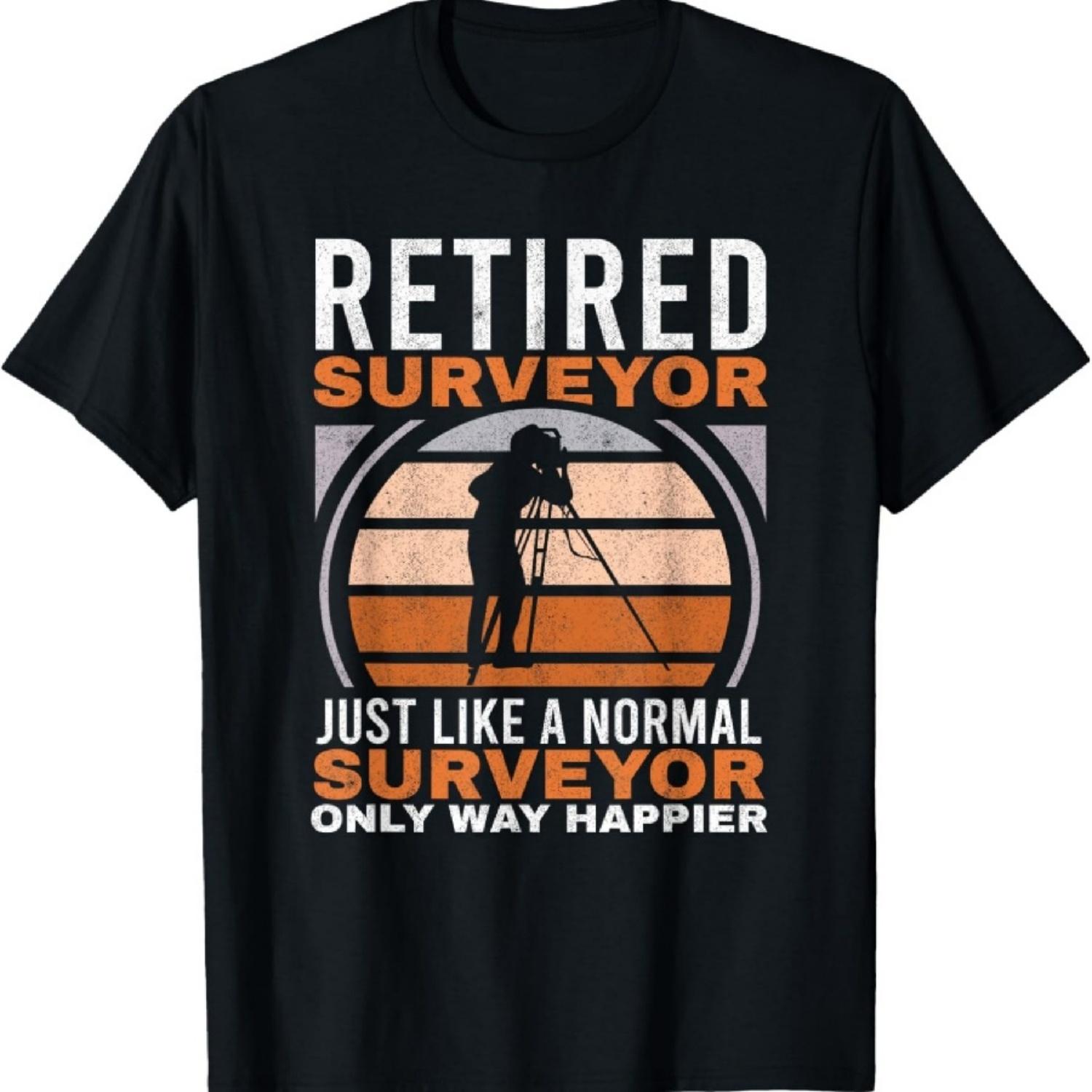 Штатив геодезиста на пенсии Геодезия Дедушка Геодезист Футболка XXXXXL чёрный