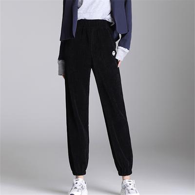 Pantalon ample décontracté pour femmes, Harajuku, Sport, course à pied, polaire, couleur unie, épais et chaud, Streetwear, automne hiver 2022