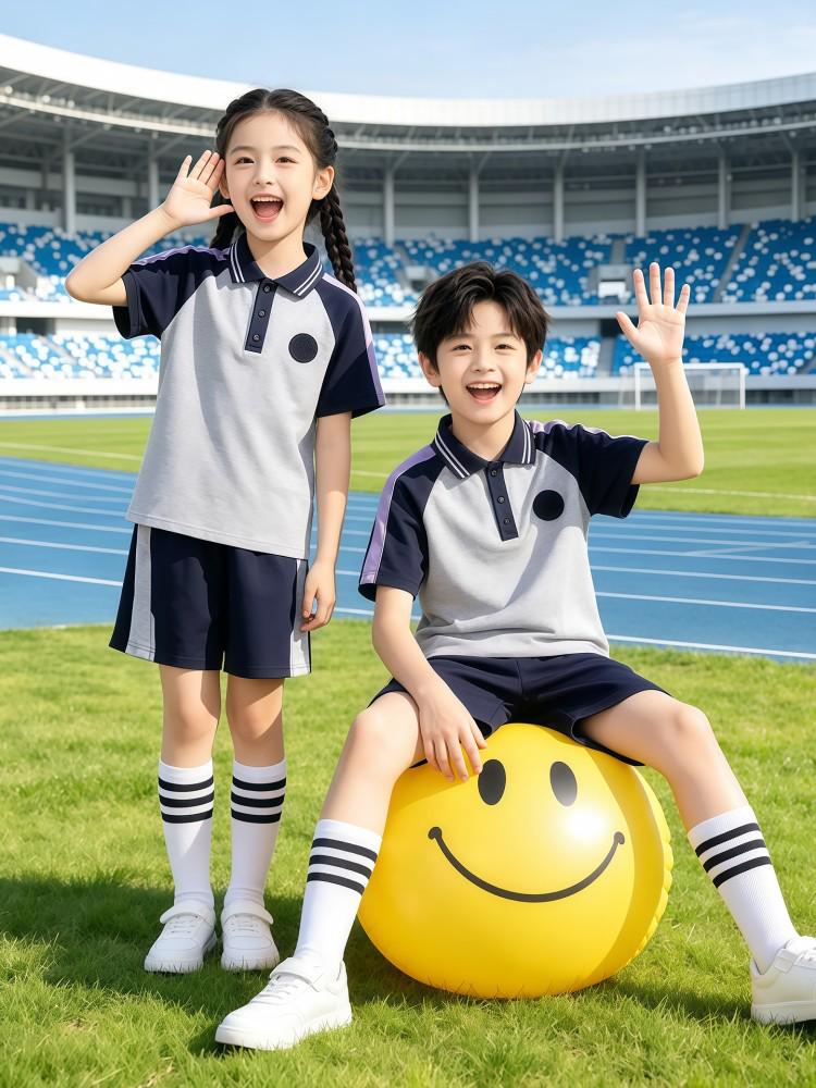 Liaoning Shenyang Primary School Summer Uniform Set for Students - Multi-piece, All-Season Wear
