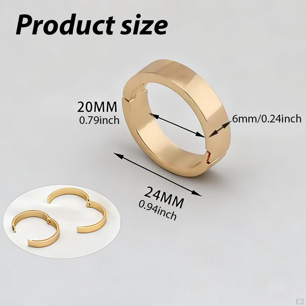 10x Loose Leaf Binder s,Split Hinged Clips Replacement Desk Calendar Binding s Book for Booklets