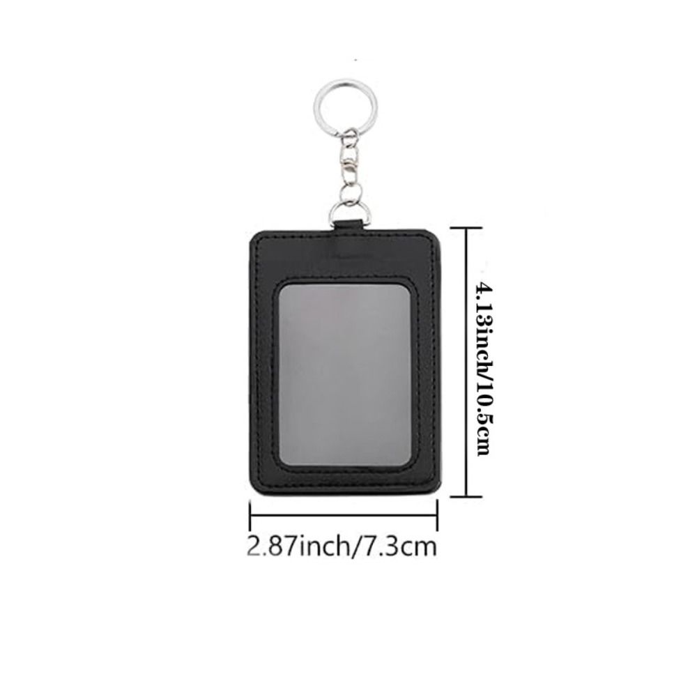Stylish INS Style Cute Photocard Holder Decorative Pearl Bow Girls Photocard Case Soft PU Protective Photos Bag Charm Keychain