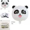 Okouzlující kreslená panda, párty potřeby, stolní dekorace pro oslavy Dne dětí