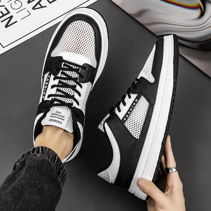 Fashion Shoes For Men Mesh Breathable Canvas Sneakers Male Summer Walking Sneakers