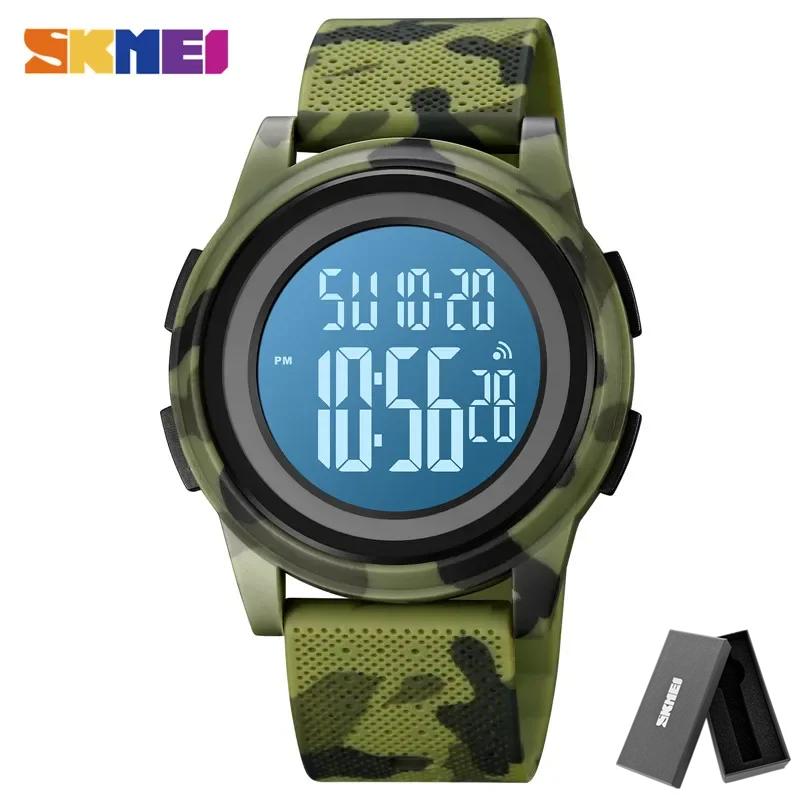 SKMEI 1895 Digital Wristwatch relogio masculino Casual Countdown Sport Watches Men LED Light Chrono Alarm Clock 5Bar Waterproof