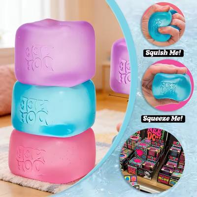 Schylling Needoh Nice Cube Sensory Fidget Cube Stress Relief Anxiety Sensory Tool for Focus ADHD & Office Desk Calming Gadget