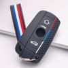 Key Case Cover for BMW E90 E91 E92 E93 with Keychain Anti-Scratch Guard Shockproof Protection Soft Grip Texture Responsive Button Touch