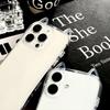 Shockproof Airbag Phone Case Cat Ears For iPhone 17 Air 16 Plus 15 14 13 12 11 Pro Max X XS XR 7 8 SE 2022 2020 Transparent Protective Cover For Women