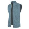 Autumn/Winter New Men's Zipper Vest Fleece Knit Slim Fit Cardigan
