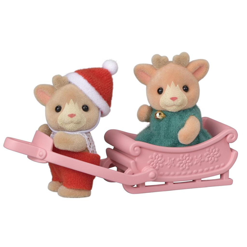 Sylvanian Families Doll [Reindeer Family] FS-44 ST Mark Certification Ages 3+ Toy Dollhouse Sylvanian Families EPOCH