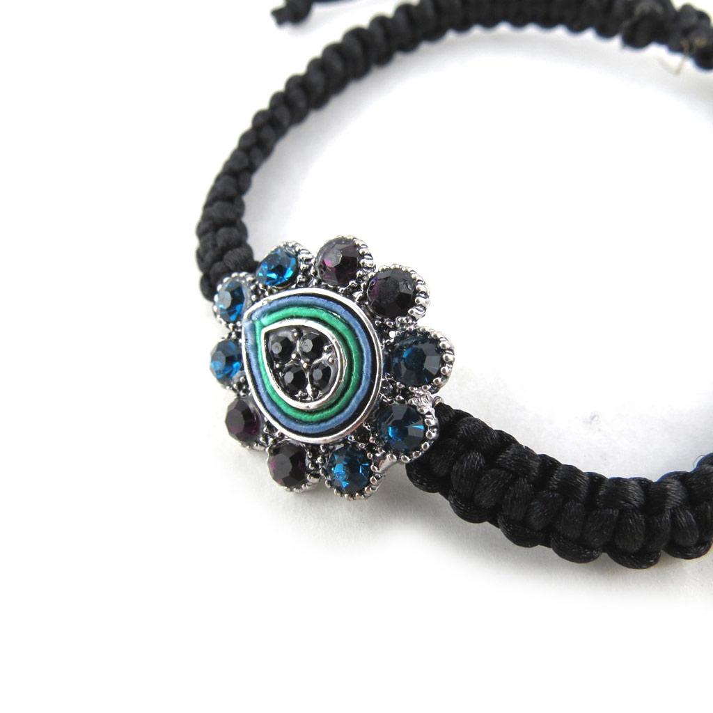 

Les Trésors De Lily [N0739] - Браслет из шамбалы Sissi бирюзово-синего цвета