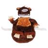 Pet Holiday Costume Funny Monkey Cosplay Dog Clothes Soft Breathable Plush Cat Outfit with Cute