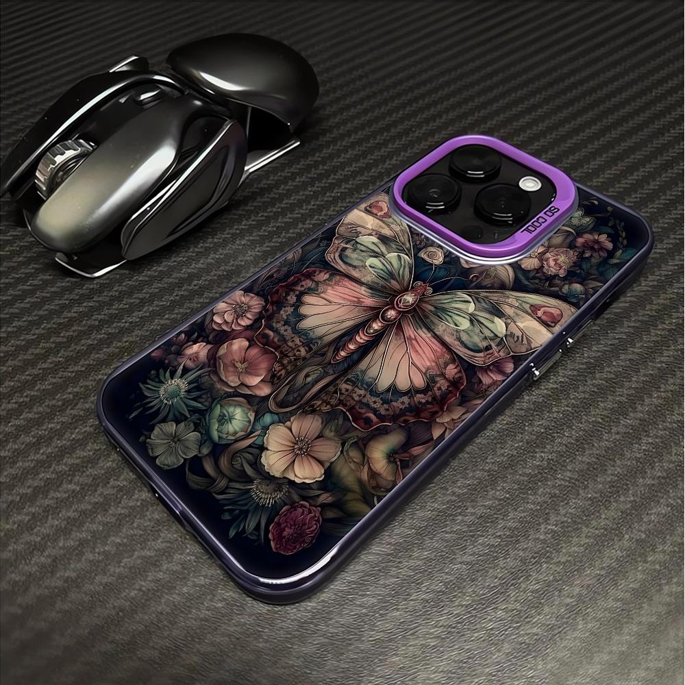 Coque de téléphone Morning Glory pour iPhone 16 12 13 11 14 15 Pro Max X Xs XR 7 8 Plus SE2020 2022 Coque antichoc Funda