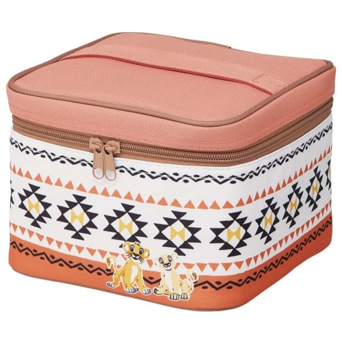Skater Picnic Bento Box with Insulated Bag and Ice Pack, Disney Lion King Design, Made In Japan, 2240ml (KCPC2)