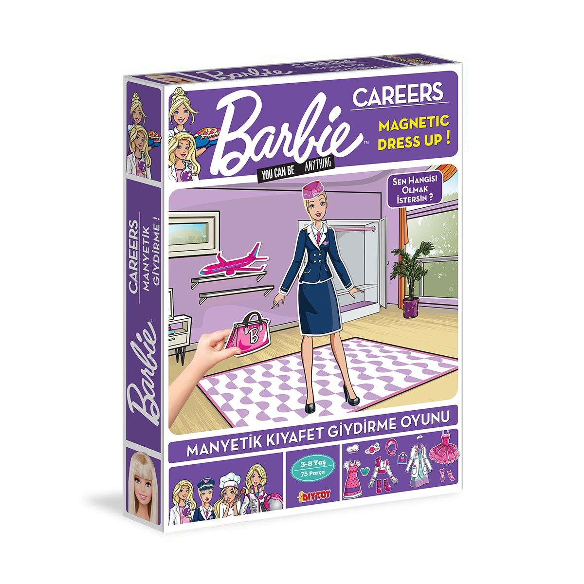 

1918 DiyToy Barbie Careers Магнитная игра-одевалка для детей от 3 до 8 лет