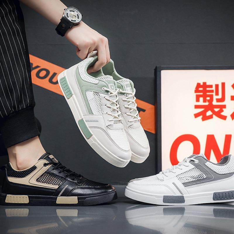 Lightweight Mesh Breathable Men Casual Shoes Summer New Trendy Flats Shoes Male Sneakers Running Shoe Fashion Versatiled Loafers