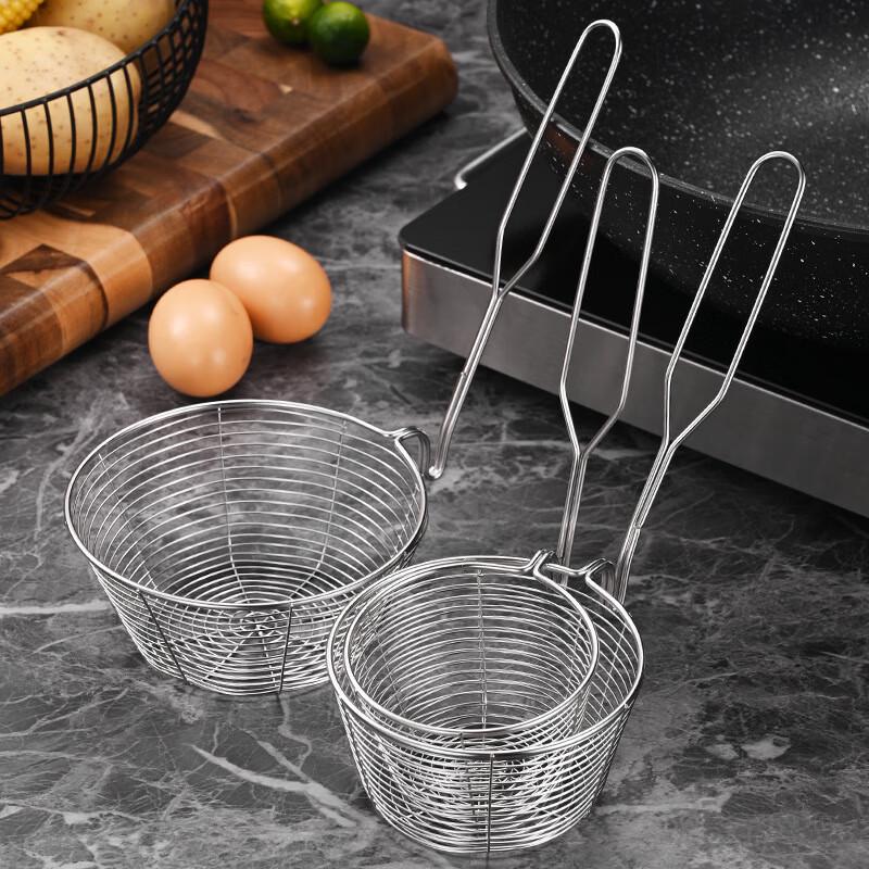 ZISIZ Łyżki do odcedzania gorącego garnka ze stali nierdzewnej 304 do montażu na ścianie