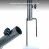Umbrella Ground Peg, Outdoor Sun Stand, Steel Base, Beach, Fishing, Adjustable Stall Plug