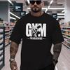 Black Cotton TShirt Bodybuilder Warrior Athleisure Casual Cool Streetwear Men Fitness Muscle Style - Men's Summer Cotton Grap...