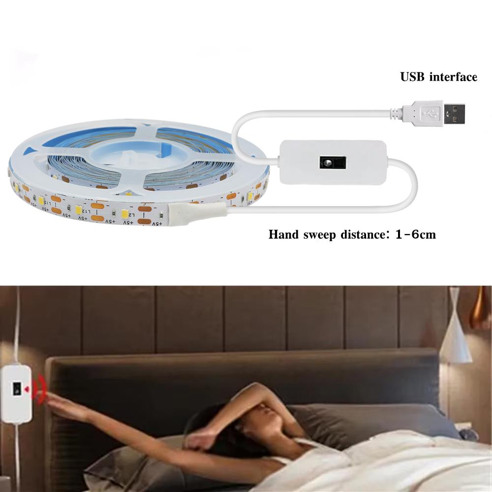 USB LED Strip Light DC5V 2835 With Dimmer/ON OFF Switch Warm Cool White Red Blue Green Pink Led Ribbon Iling Cabinet Light