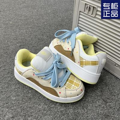 Niche design barevné sladění plátěné boty dámské 2025 jaro nové originální módní trendy studentské všestranné ležérní chlebové boty