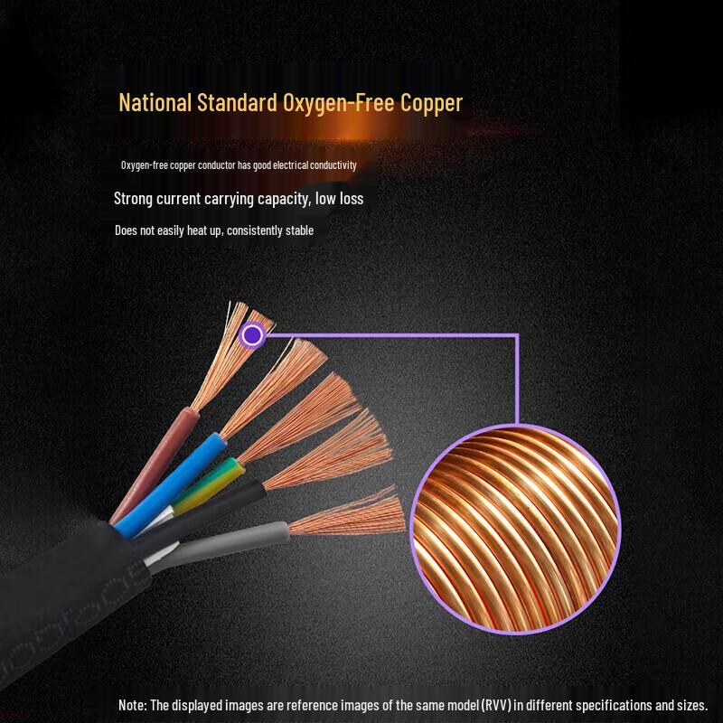 RVV 5-Core Copper Soft Sheathed Power Cable