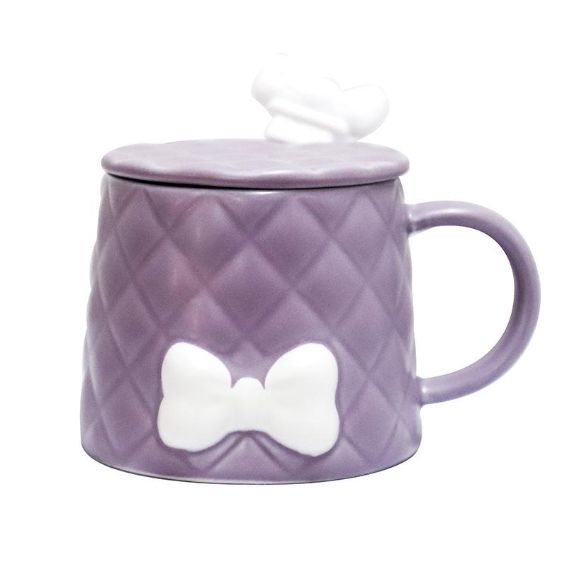 Nordic Creative Bow Mug Ceramic Cup Coffee Cup Milk Cup Breakfast Cup