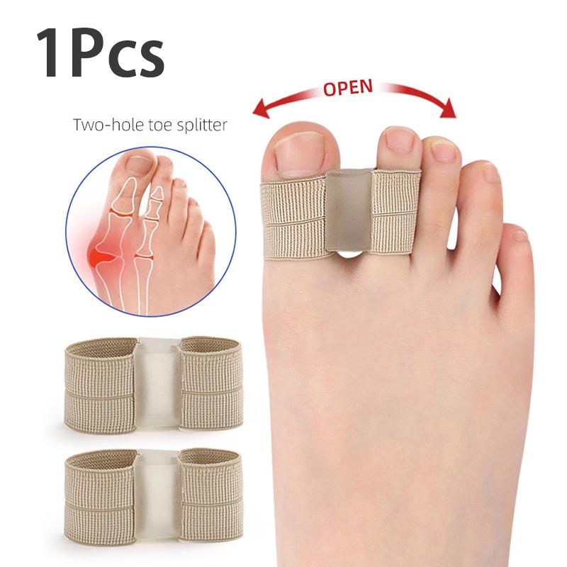 

1 шт. Разделитель пальцев ног Корректор Hallux Valgus Косточка на большом пальце Ортопедические стельки Кость стопы Регулятор большого пальца Коррекция Педикюр Выпрямитель для стоп Onesize