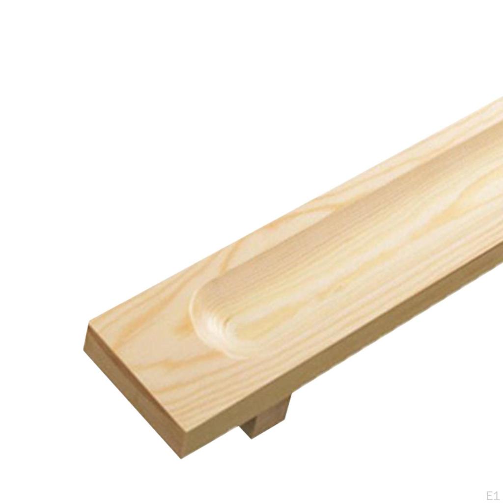 Dumplings Plate Restaurant Rectangular Wooden Serving Tray for Party