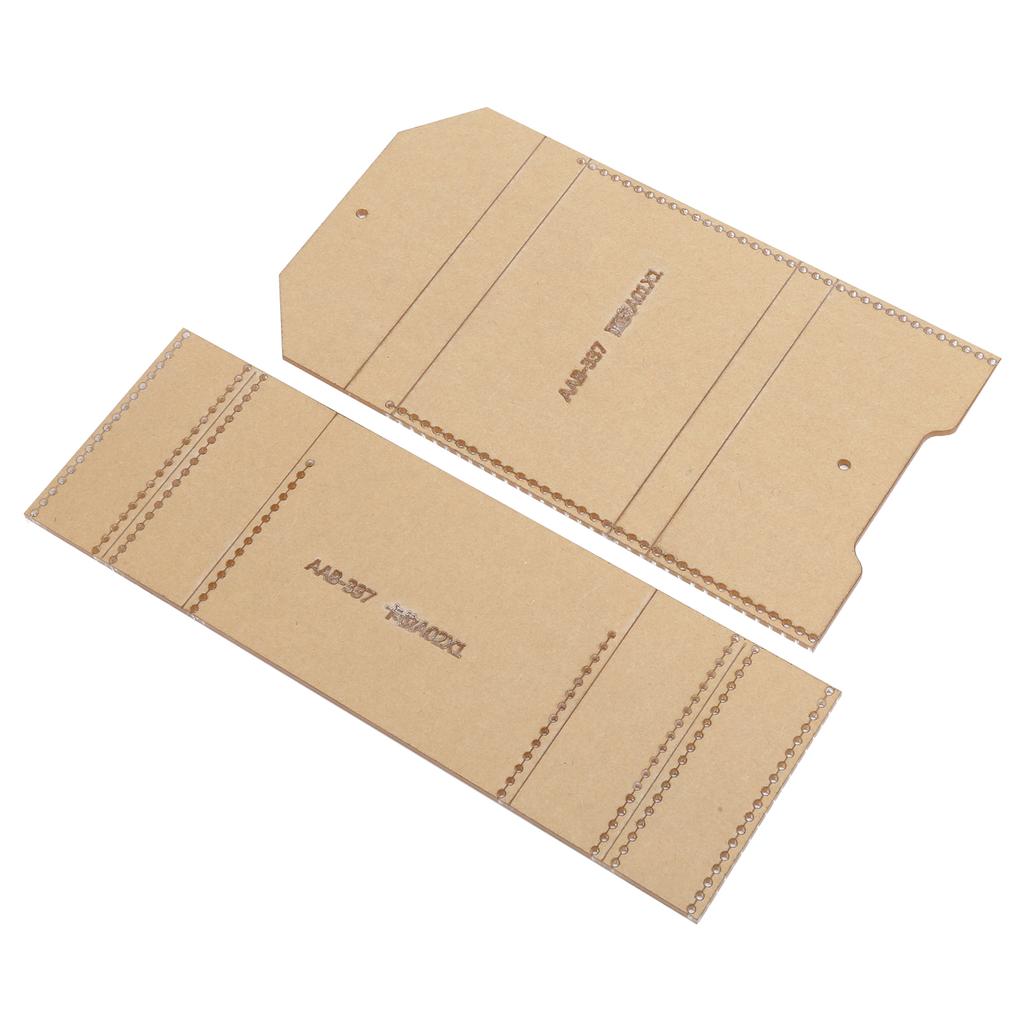 Clear Acrylic Purse Wallet Pattern DIY Stencil Template Drawings Set Leather Hand Craft