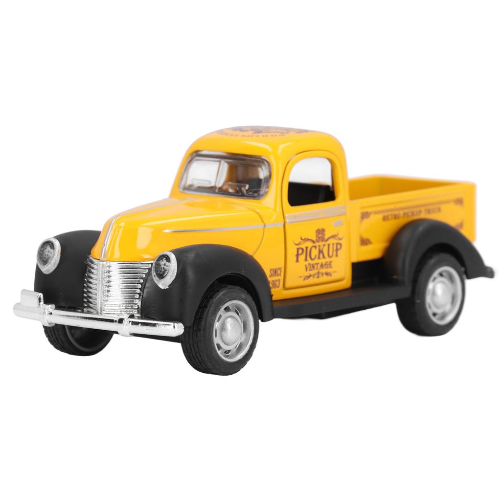 1:32 Scale Alloy Truck Model Toy Diecast Pull Back Ornament Vintage Car Replica Truck Toy for