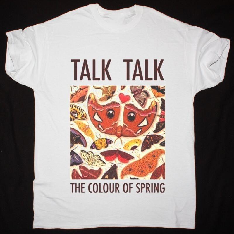 Vtg TALK TALK THE COLOUR OF SPRING Heavy Cotton White T Shirt TR198 Unisex T-Shirt XXXXL