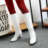 Fashion 2024 Winter Platform Women Long Boot Fashion Thick Sole Flats Heels Round Toe Knee High Boot knight Boot Warm shoes
