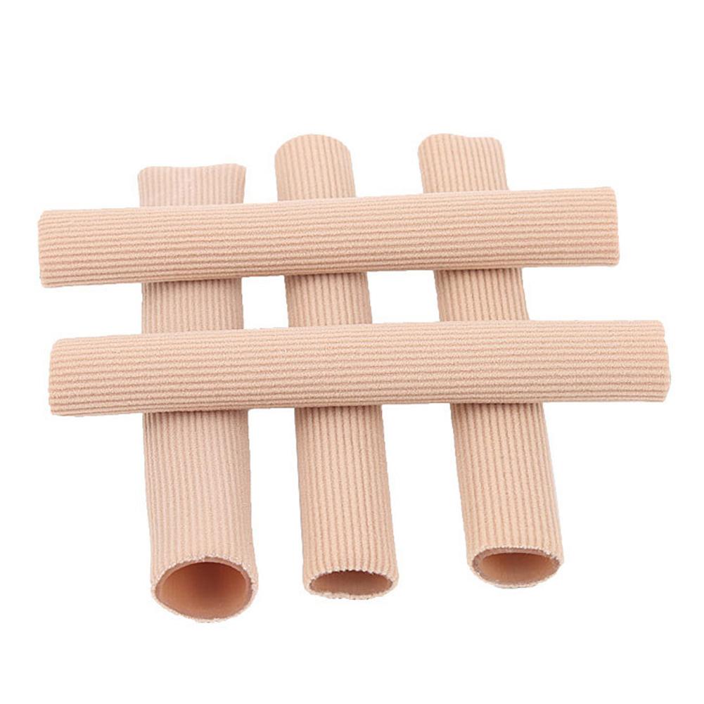 Finger Toe Cover Protector Fabric Gel Skin Color Tube Bandage Pain Relief Guard